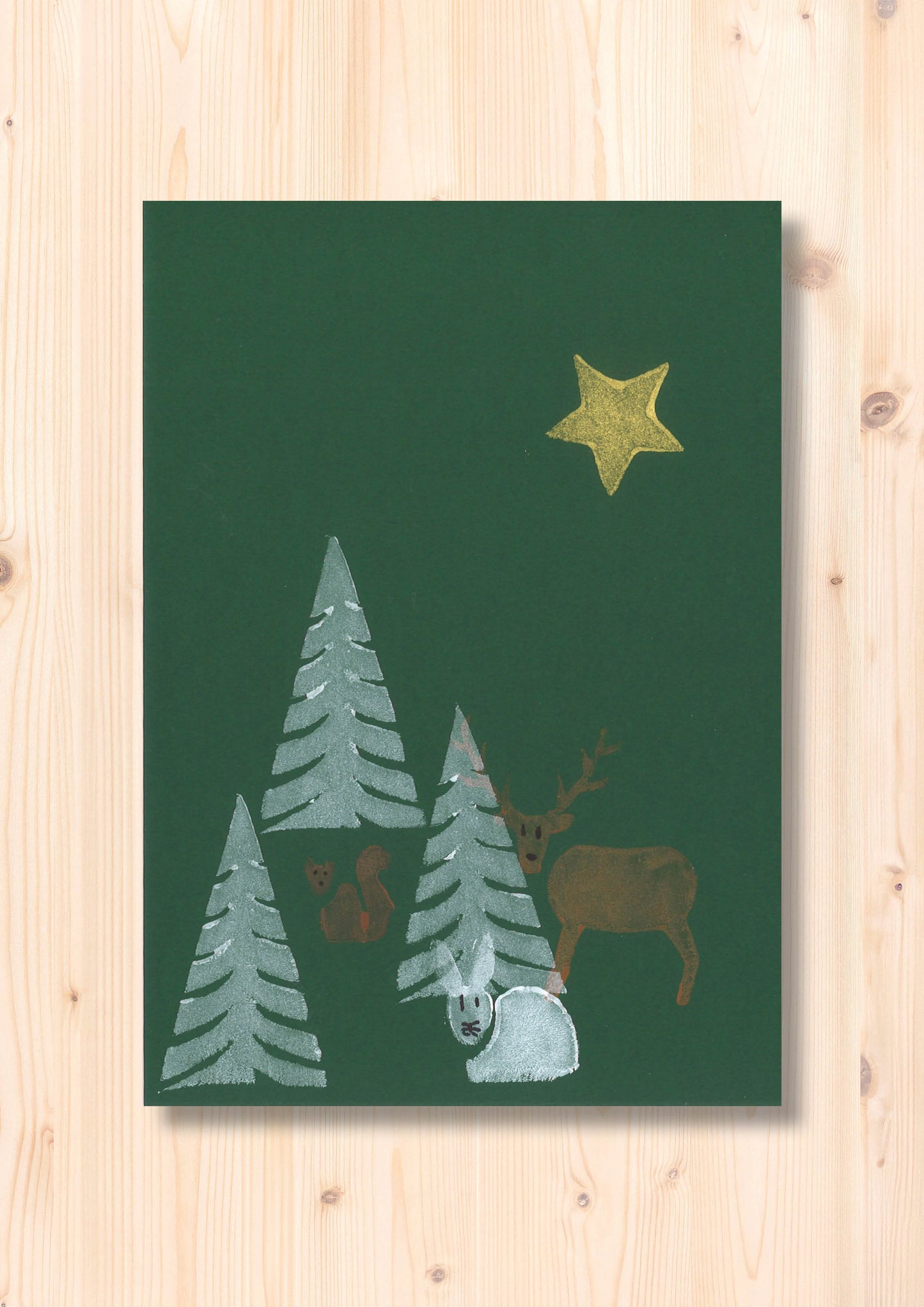 Waldtiere grün gross