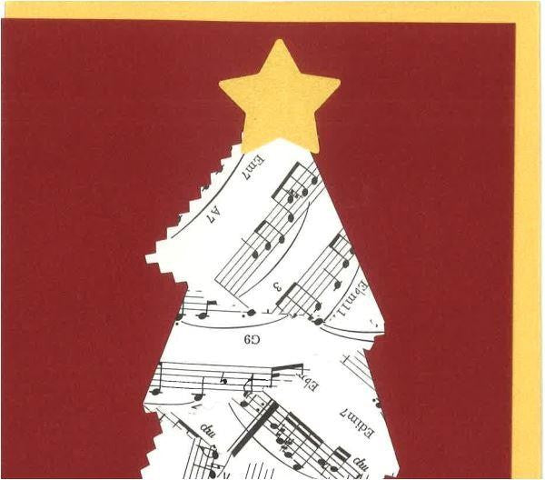 Christbaum klein rot