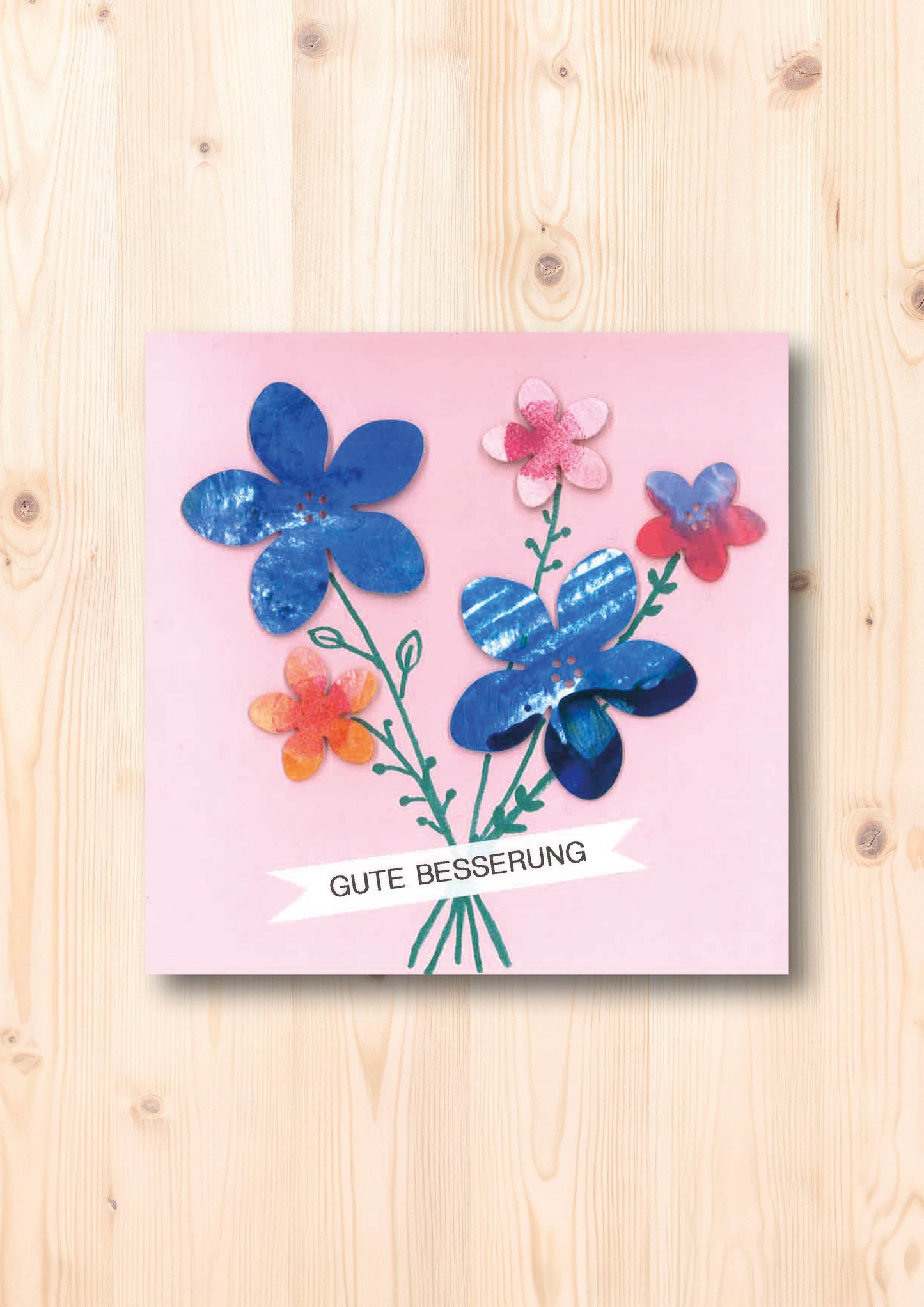 Gute Besserung Blume klein