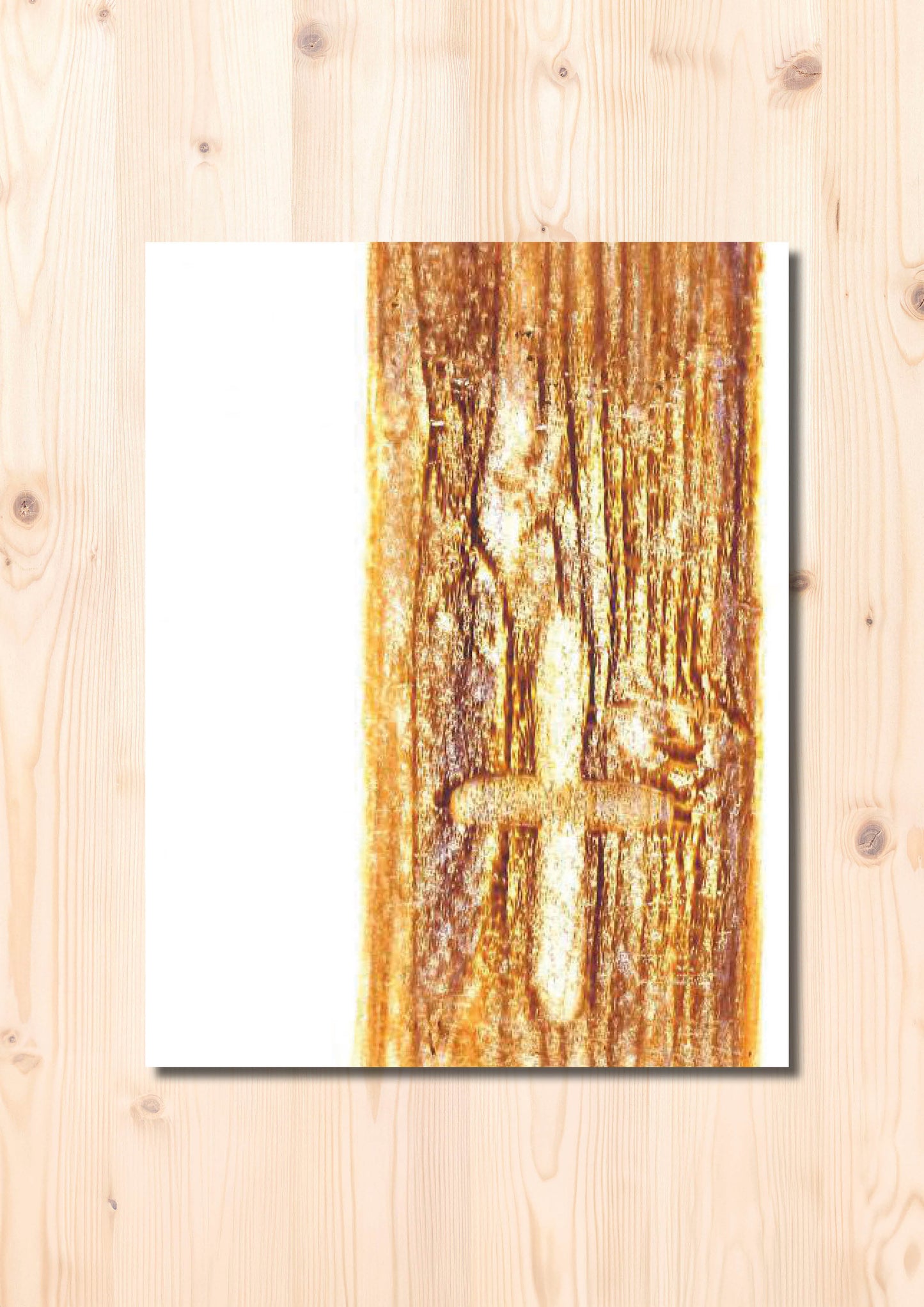 Kondolenzkarten Holz gross